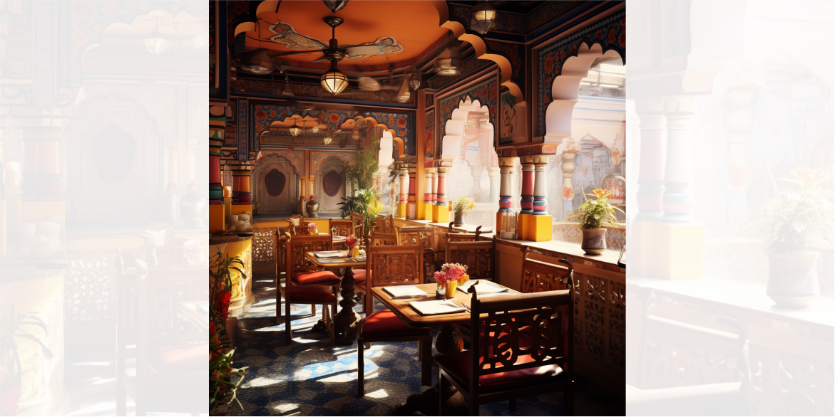 dfineart_87129_A_restaurant_decorated_in_Indian_style_photogr_7eaa8667-e07f-4fb8-a0e5-b37ffe47d606_0