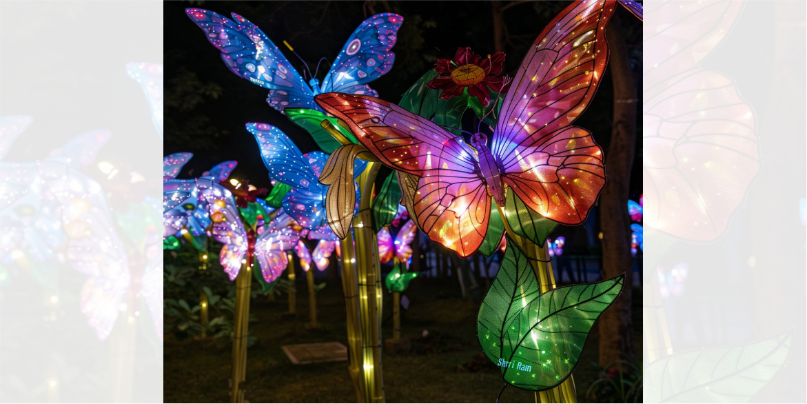 dfineart_87129_In_the_park_many_large_and_small_colorful_lighte_9c2679bc-3233-4d2b-8fec-34494292a164